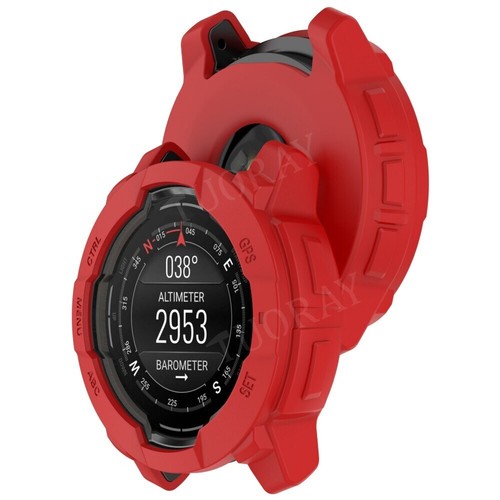 Etui na Garmin Instinct 3 45/50MM Odporne na wstrząsy Wytrzymałe TPU Ochrona Bumper Cover - Zdjęcie 16 z 60