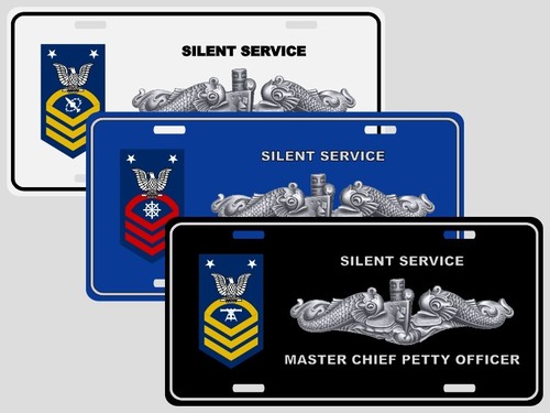 Placa de licencia de insignia de delfín de rango y clasificación alistada - Imagen 6 de 6