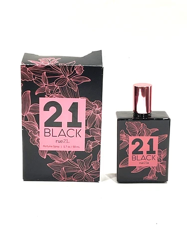 Rue21 Black Perfume Spray Womens  1.7 fl oz DAMAGED BOX free shipping