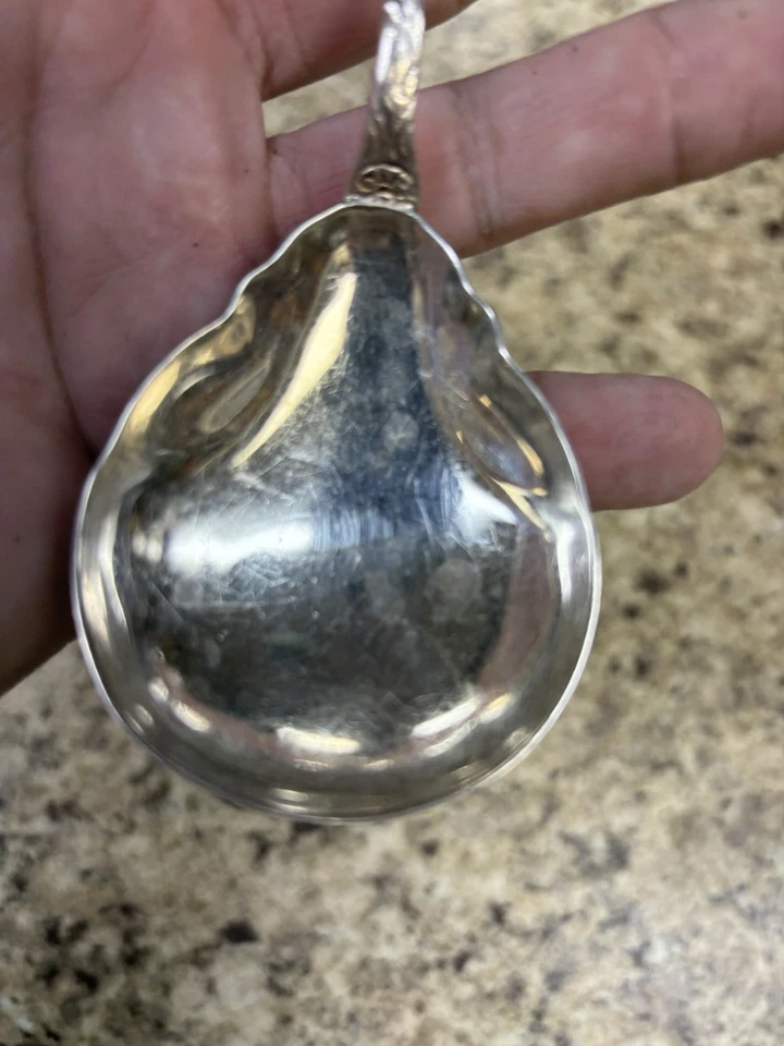 ЛОЖКА СОУСА ИЗ СТЕРЛИНГОВОГО СЕРЕБРА 6 1/2 РОЗЫ - Изображение 2 из 4