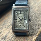 Vintage 1930s ROLEX Rectangular Ref 1936 Sector Dial Ultra Prima 17J Rare