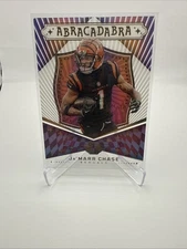 Jamarr Chase AbraCadaBra Acetate Insert 2024 Panini Illusions #16 Bengals