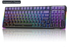 AULA Mechanical Keyboard, Wireless Gaming Keyboards Tri-Mode Bluetooth