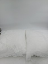 Set Of 2 White Pillow Inserts 16x16 Square Indoor Cushion Bedding Decor