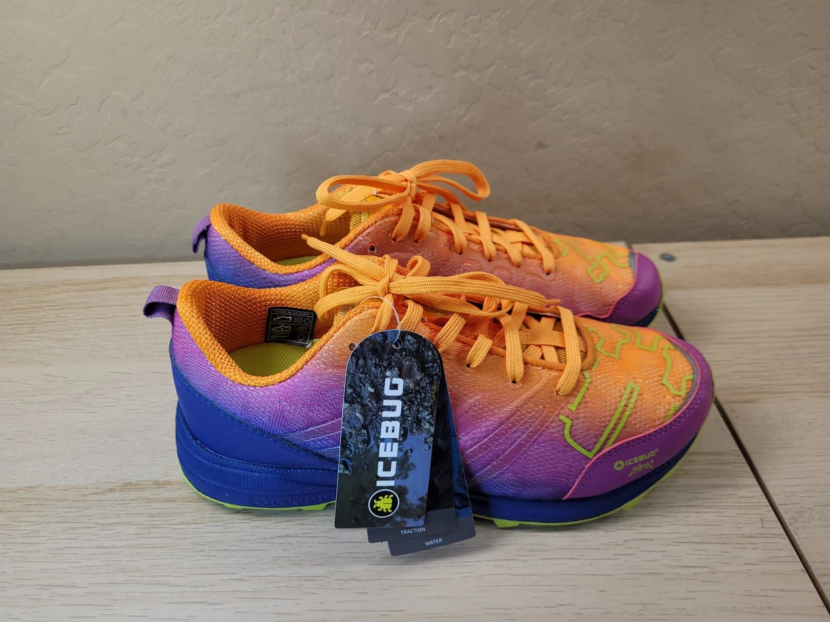 IceBug Blue‎ and Orange Athletic Shoes size 11.5 Icebug Myr BUGrip: Exceptional Winter Running Traction main image 2