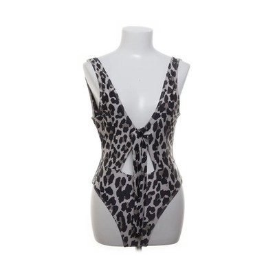Pretty Lavish, Badeanzug, Größe: XS, Beige/Schwarz/Mehrfarbig, Leopard #wAn