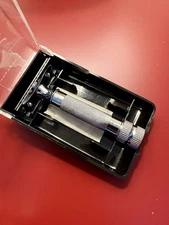 Merkur 34C HD Double Edge Razor Chrome Finish Silver Compact Handle --- Great