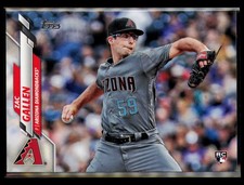 2020 Topps #207 Zac Gallen Rookie Card Arizona Diamondbacks. rookie card picture