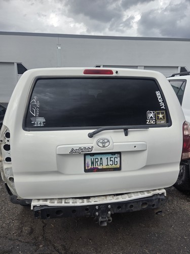 2003-2009 TOYOTA 4RUNNER REAR TRUNK BACK DOOR TAILGATE LIFTGATE PANEL ...