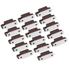 Fermagli magnetici per bagno cucina armadio porta armadio marrone 16 pezzi