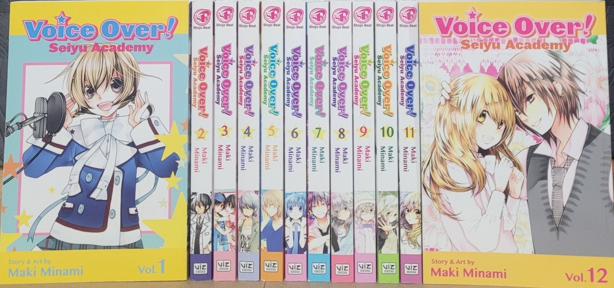 Voice Over! Seiyu Academy Manga Vol 1-12 Engish Graphic Novel