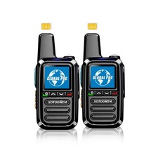 Global Lifetime Free Walkie Talkies Unlimited Range 4G LTE PoC Push-to-Talk O...