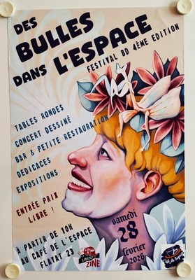 Festival Poster Comic Book 4th Edition 2026 BUBBLES IN SPACE