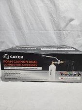 Saker Foam Cannon Dual Connector Accessory Pressure Washer Gun