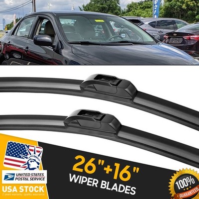 26''+16'' Highly clean Front Window durable Windshield Wiper Blades Soft rubber