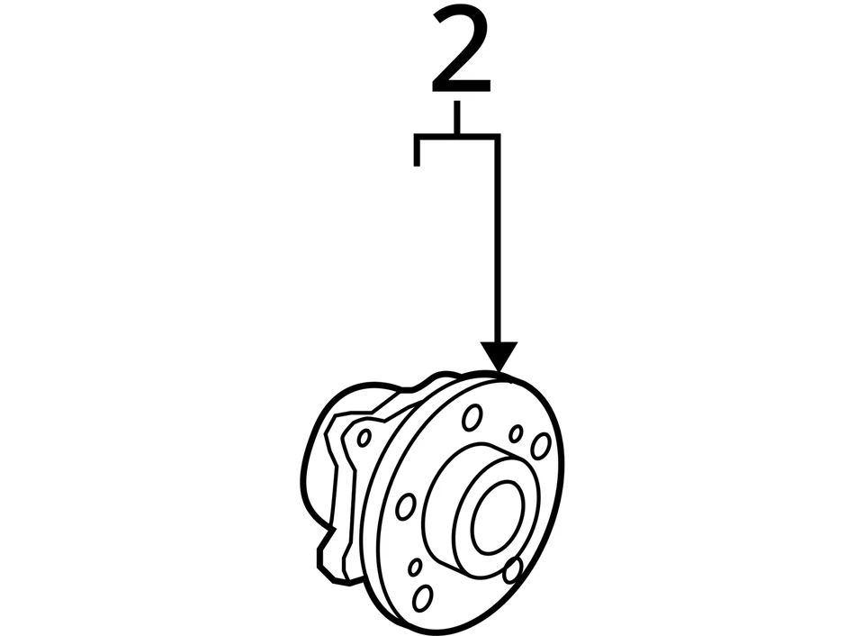 Cojinete de cubo de rueda delantera de Honda Pilot 10895450 2015 Foto 4 de 4