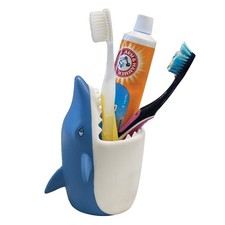 Durable Silicone Kids Toothbrush Holder with Fun Animal Designs for Bathroom