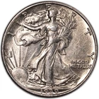 1939-D Brilliant Uncirculated Walking Liberty Silver Half Dollar 50c Denver BU+