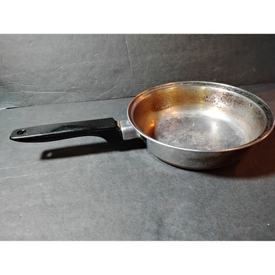 VTG Ekcoware 7'' Stainless Steel Fry Pan Skillet Copper Bottom Kitchen Cookware
