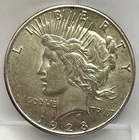1928-S $1 Peace Silver Dollar AU