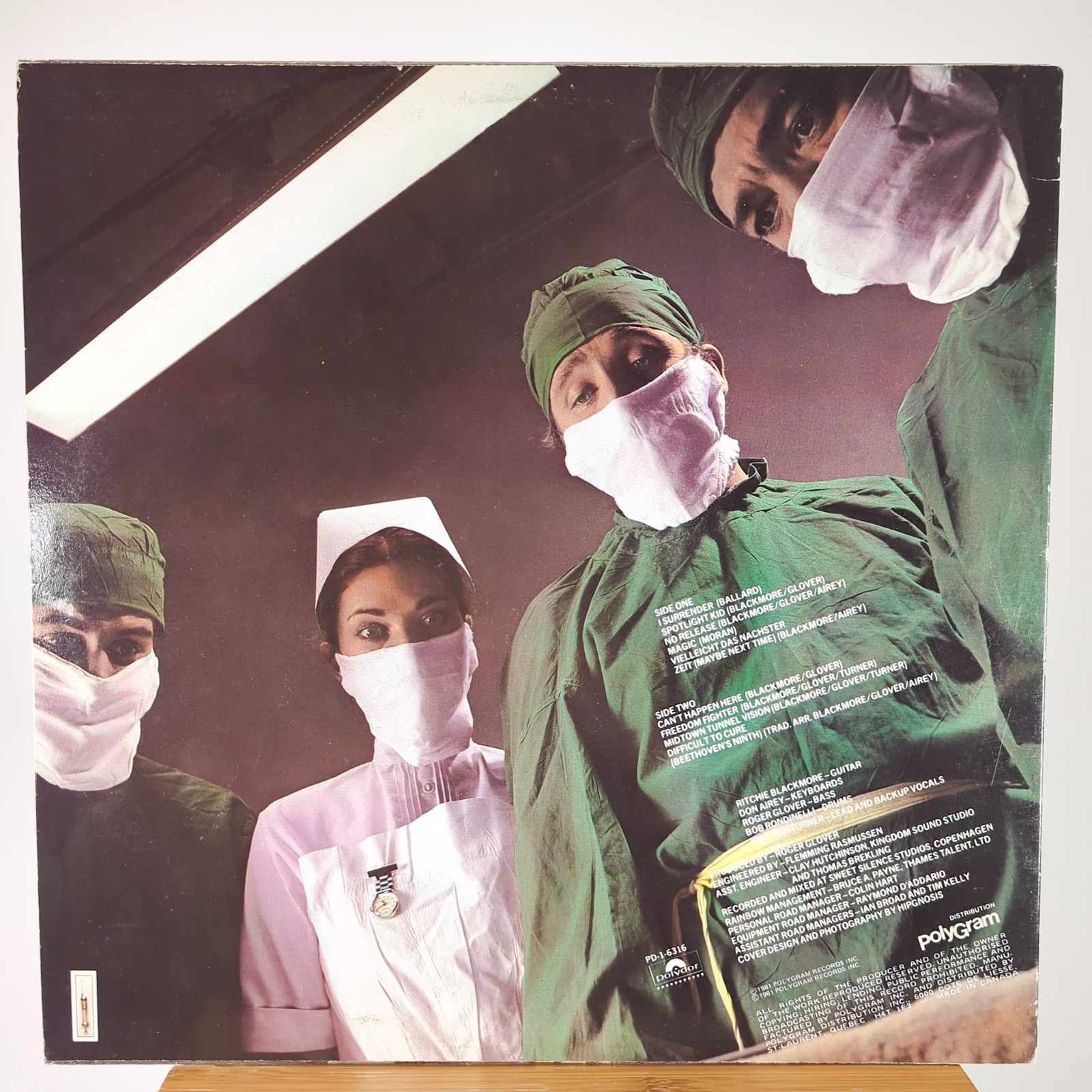 Rainbow Difficult To Cure Vinyl LP 1981 - Polygram Records - PD-1-6316 image 2