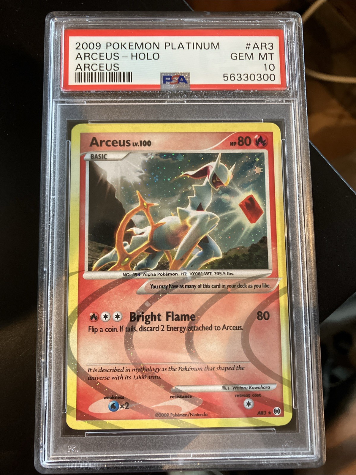 Arceus AR3 PSA 10 Platinum Arceus 2009 Pokemon