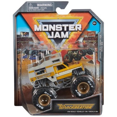 , Official Wreckreation Monster Truck, Die-Cast Vehicle, 1:64 Scale, Kids Toy...