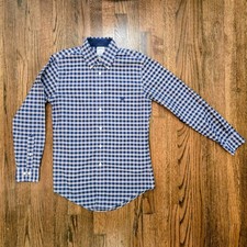 Brooks Brothers Size Small 1818 Regent Non Iron  Supima Plaid Button Long Sleeve
