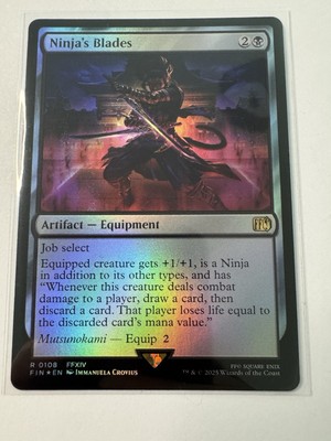 Ninja's Blades (FOIL)   Final Fantasy   Magic The Gathering (mtg)