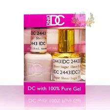 DND DC Soak Off Gel Polish Duo #2443 - Sheer Sugar