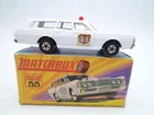 VINTAGE MATCHBOX SUPERFAST No.55d MERCURY POLICE ESTATE IN ORIGINAL BOX 1971