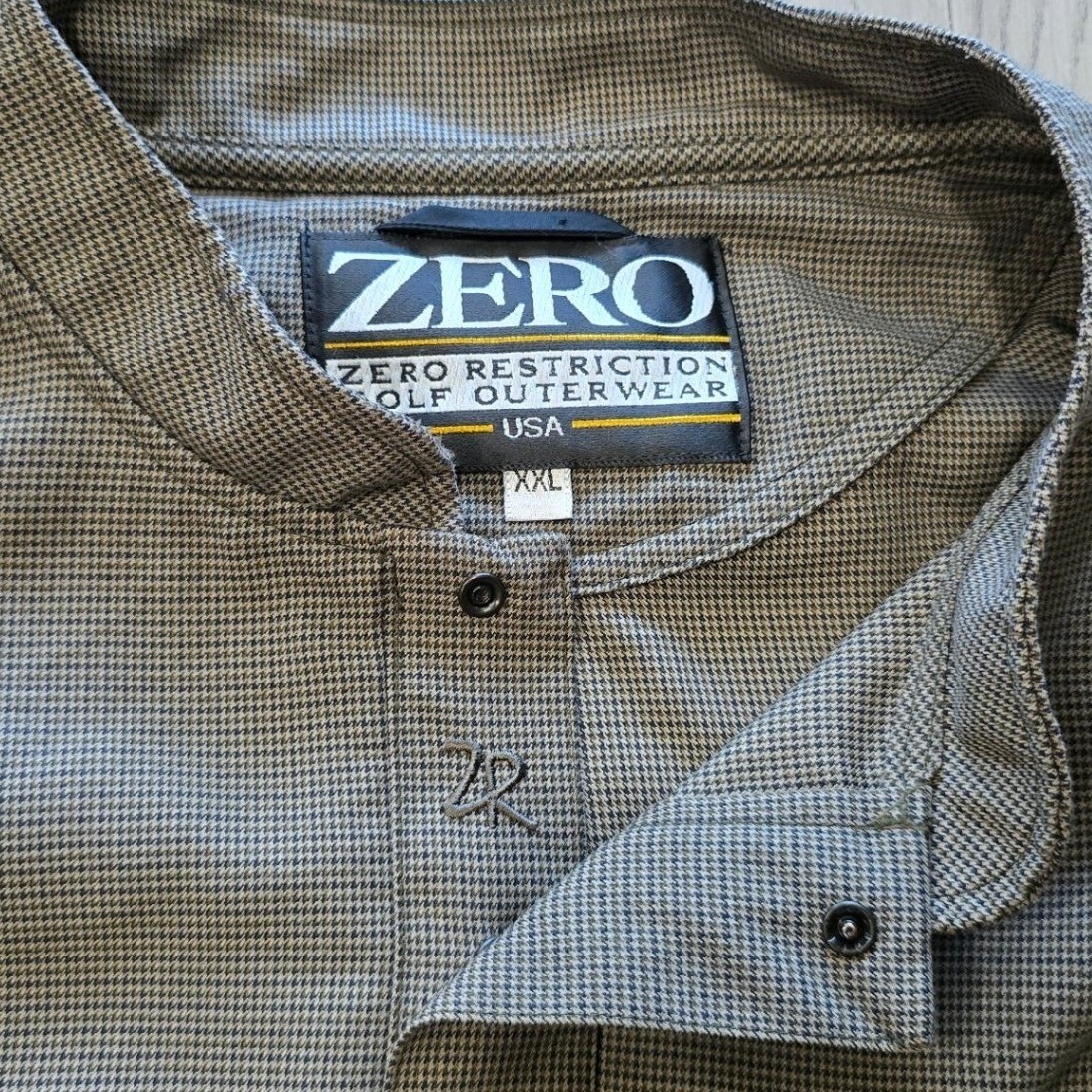 Zero Restriction Quarter Snap Pullover Brown Houn… - image 2