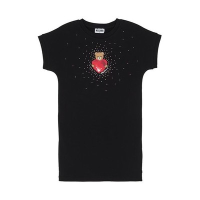 Moschino Kinder Kurzarm Kleid 153853738 [U]