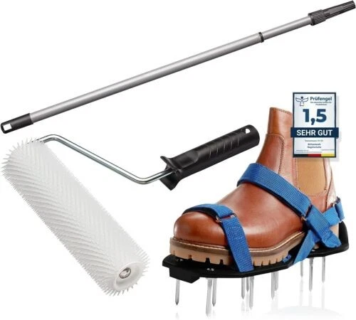 Profi Bodenbeschichtung Entlüftungsset Entlüftungswalze Nagelschuhe Stehrakel - Bild 3 von 4