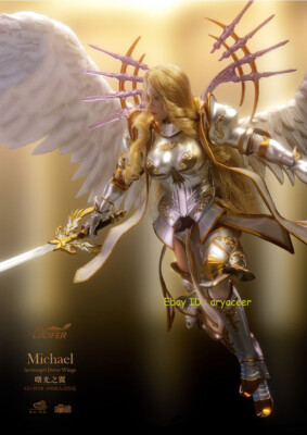 Presell Lucifer LXF2311B Silver Armor Archangel Dawn Wings 1/12