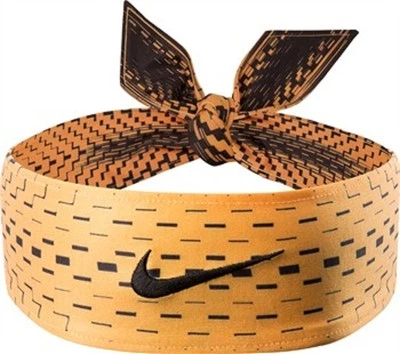 New Womens Nike Head Tie Skylar Diggins Headband Running Basketball Atomic Mango
