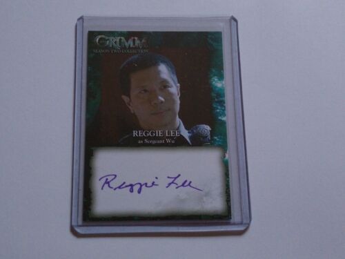 Reggie Lee RLA Autogrammkarte GRIMM Staffel 2 Breygent - Bild 1 von 2