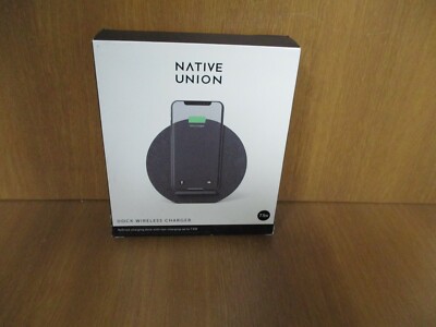 NATIVE UN ION, DOCK WIRELESS CHARGER 7.5w GRAY, PART#87817219, NEW OPEN BOX