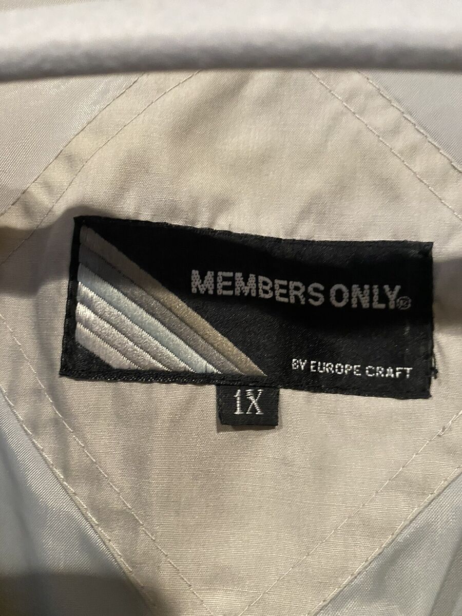 Vintage Mens Members Only Jacket 1X XL Gray 90s | eBay Vintage Mens Members Only Jacket 1X XL Gray 90s | eBay