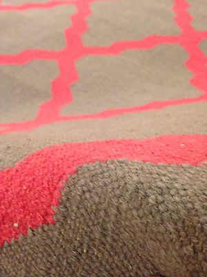  Beni Ourain  moroccan Flat Weave Area Rug  5' X 8' Klim Rug Reversible New