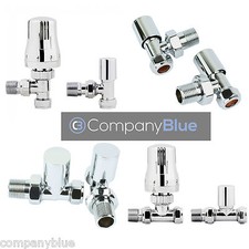 Towel Rail Valves 15mm 10mm 8mm Microbore For Bathroom Towel Radiator 1/2" BSP 