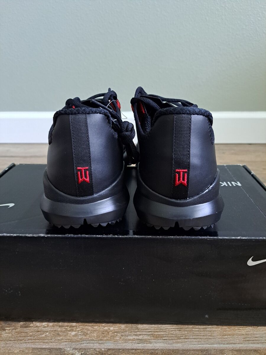 NEW Nike TW 2013 Tiger Woods Mens Golf Shoes Black 9.5 NEW Nike TW 2013 Tiger Woods Mens Golf Shoes Black 9.5