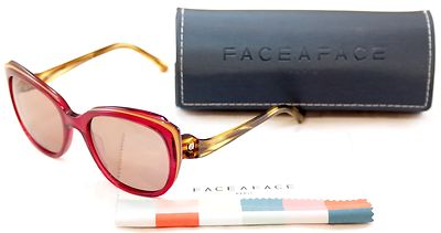Face A Face Authentic New Sunglasses Paris Brune 1 608 Pink Tan Plastic Italy