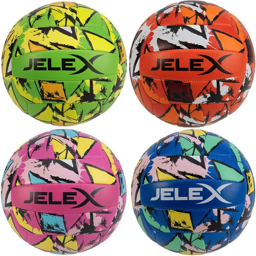 JELEX Beach Volley Freizeit Sport PVC Strand Volleyball rosa grün blau rot neu