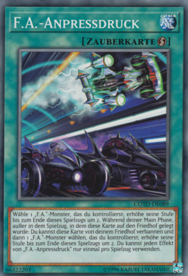 Yugioh - COTD-DE089 - F.A.-Anpressdruck - Unlimitiert