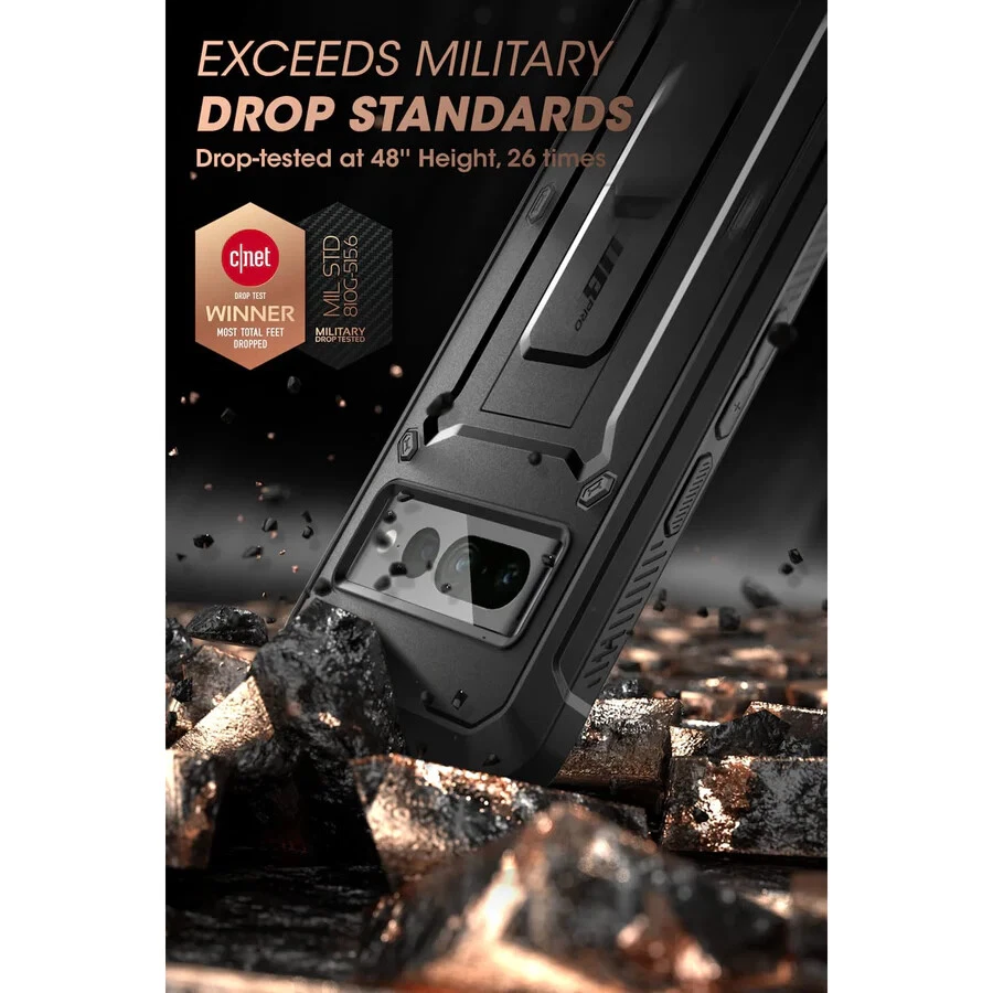 SUPCASE For Google Pixel 7 Pro Unicorn Beetle PRO Full-Body Rugged Holster Case - Image 4 of 4