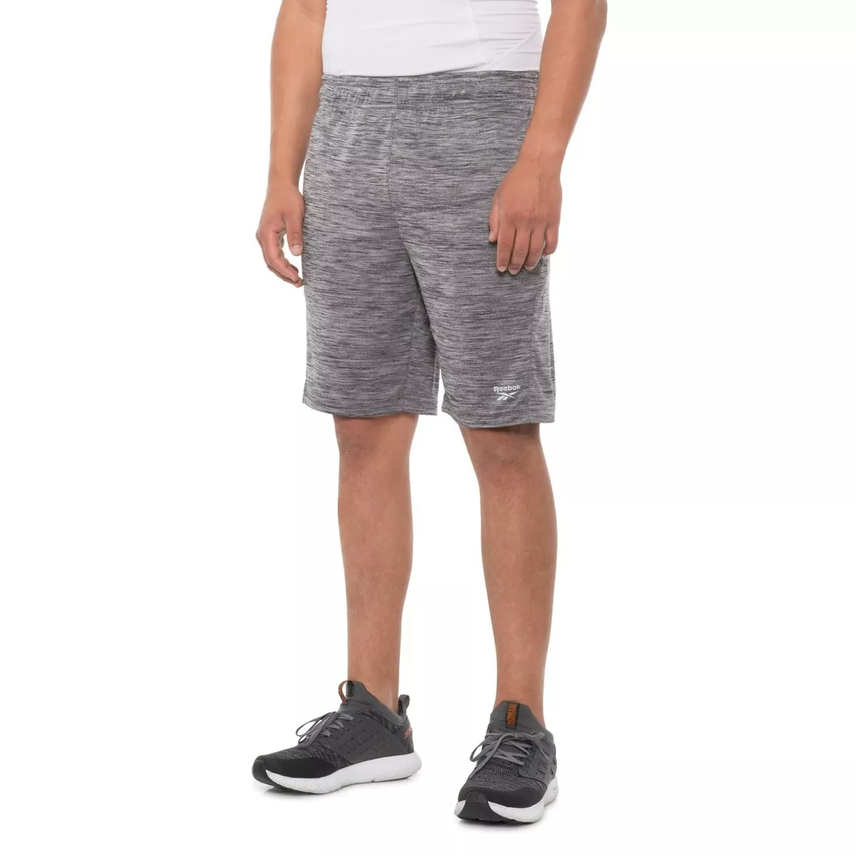 REEBOK SHORTS MENS SZ XLARGE GREY CRUZ SLIM 9