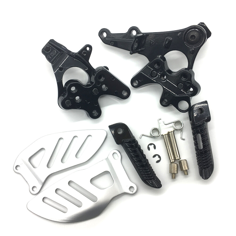 Black Front Foot Pegs Bracket For Suzuki GSXR1000 GSXR1000 20052008