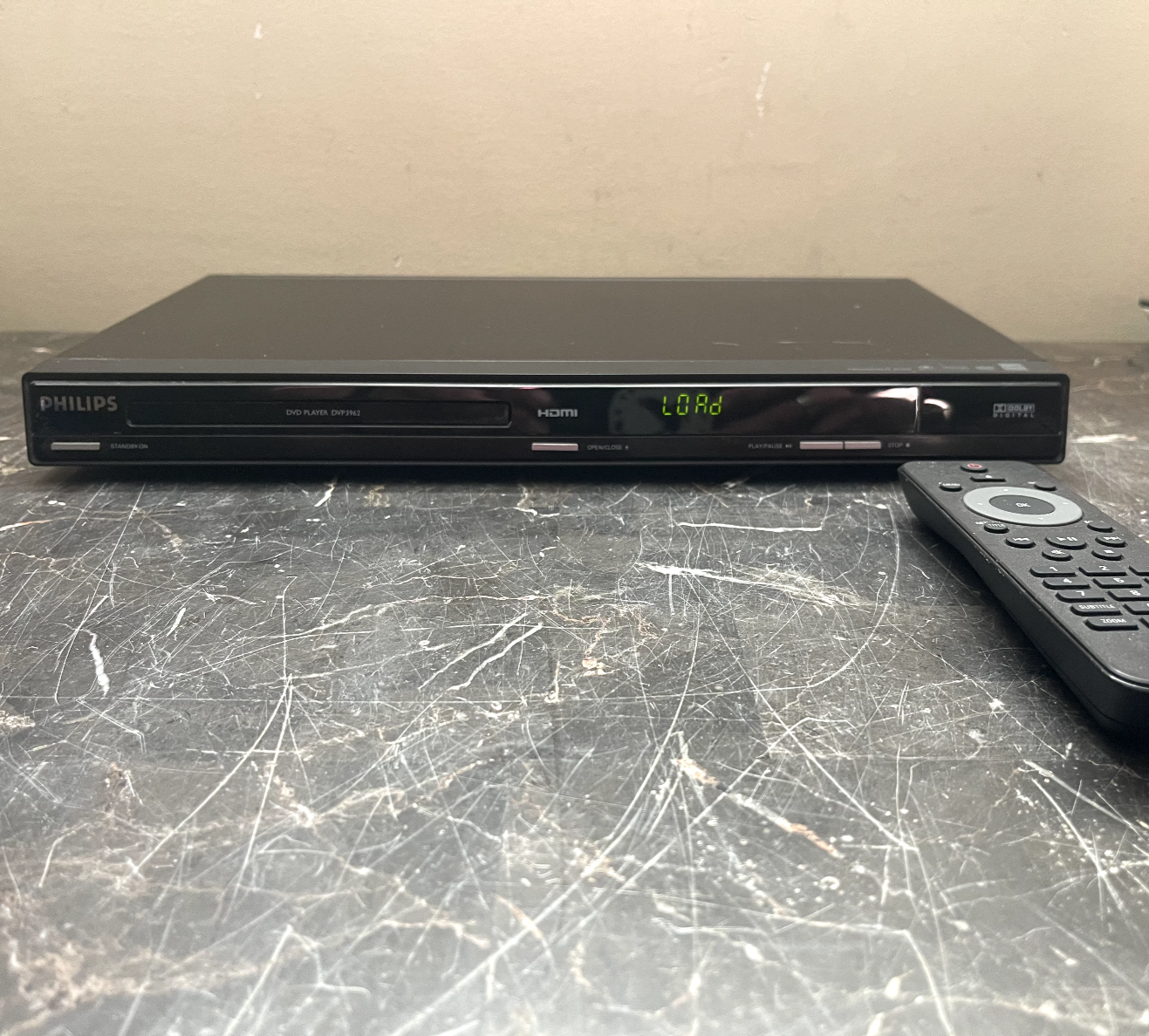 Philips DVP3962 HDMI DVD Player with OEM Remote Tested and Working  -image