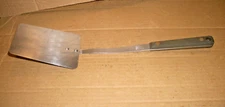 Vintage EKCO Flat Kitchen Spatula Black Handle 13 1/2" Stainless Vanadium